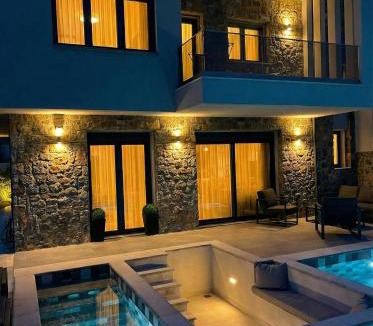 Pefkochori Villa | Villa NiaMaris, Deluxe, Sea View, BBQ, Private Pool, 80m to the Beach