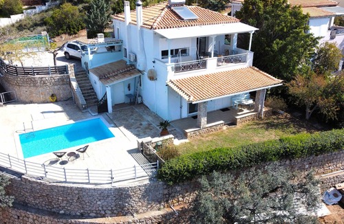 Kilada Villa | Villa 'Seaview with Pool For 6' with Sea View, Wi-Fi and Air Conditioning