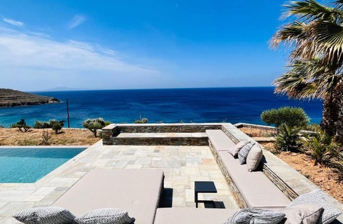 Batsi House | Villa Thalassa, Beachfront, Private Pool & Sunset Views by Explore Andros