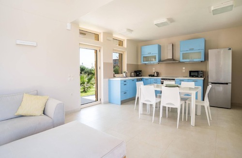 Messonghi House | Villa Thalassa with a swimming pool and garden