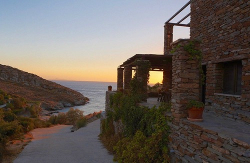 Pisses Villa | Villa Thymari, 4bedroom, waterfront, "private" beach, quiet location
