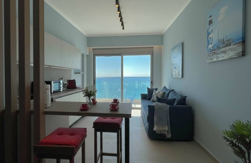 Haraki Apartment | Waterfront Stay in Charaki