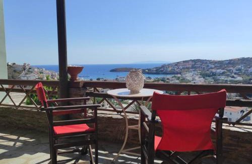Mpatsi House | Zenios Andros-Cycladic house overlooking Batsi bay