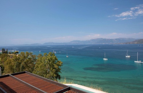 Paleros House | Zoe Sea View Villa D | Spacious Contemporary Retreat w/Infinity Pool & View