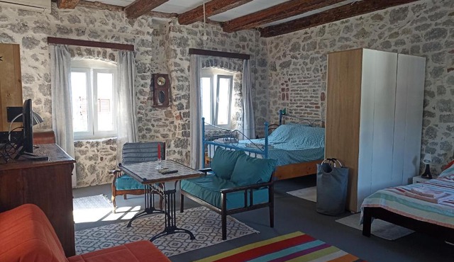 19th century stone house on the seashore in Radovici