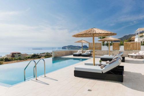 Actea Seaview Villas - "Free" heated pool & 800m sea in Kissamos