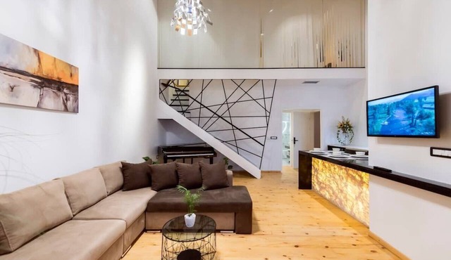 Aigli Seafront Loft-Bespoke Design Gem in Kalamata