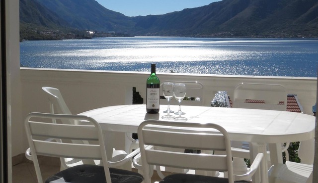 Amazing views over Bay of Kotor from Freya's Apartment, Orahovac