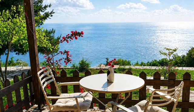 Anerada House - Seaview Stay Above Egremni Lefkada