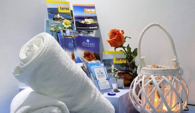 Apartment In A Hotel 'Anemi Leros 2' with Sea View, Wi-Fi and Air Conditioning