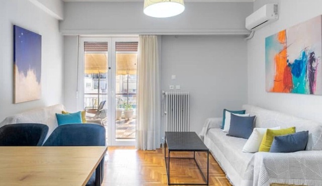 Apartment in the center with a terrace garden