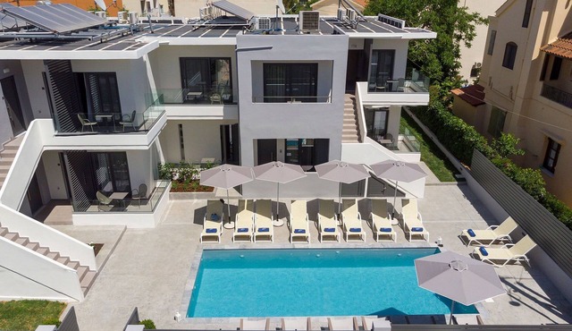 Athina Suites | A 2BD chic apartment w/shared pool in Platanias