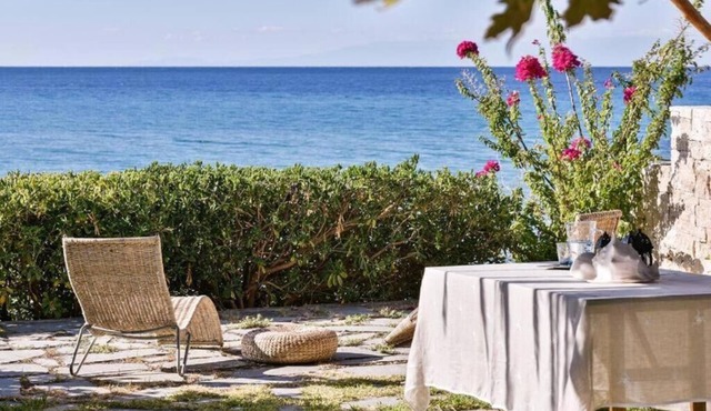 Azure Coast Seafront Retreat in Moles Kalives
