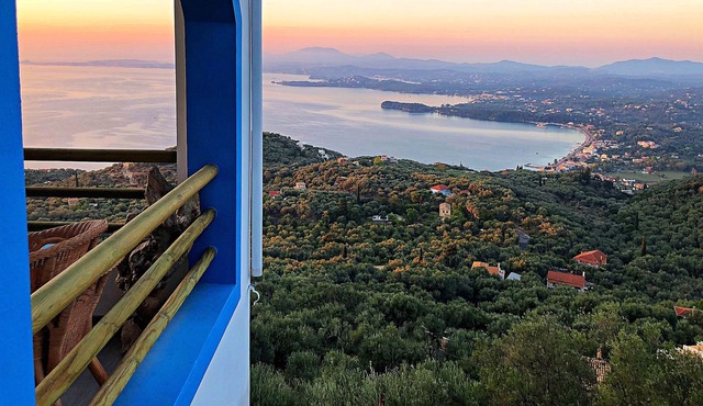 'Best Views in Corfu' - House Teigan, Villa Intaba, Spartilas Corfu Greece