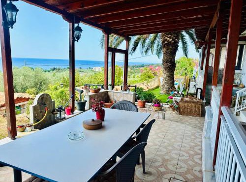 BLUE PANORAMA EMERALD with Amazing Sea View - Lower Ground Floor in Makri