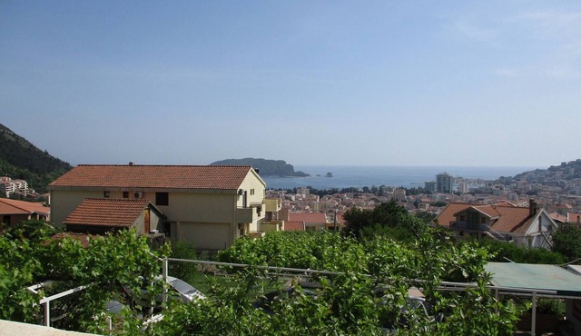 Charming 3-Bed Apartment in Budva with Garden and Ocean Views