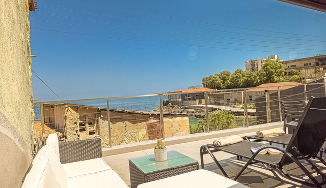 Charming Old Tannery House with Spacious Veranda and Stunning Sea View! in Chania