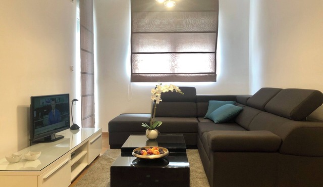 Cozy 1-bedroom apartment in serene Budva with balcony in Budva