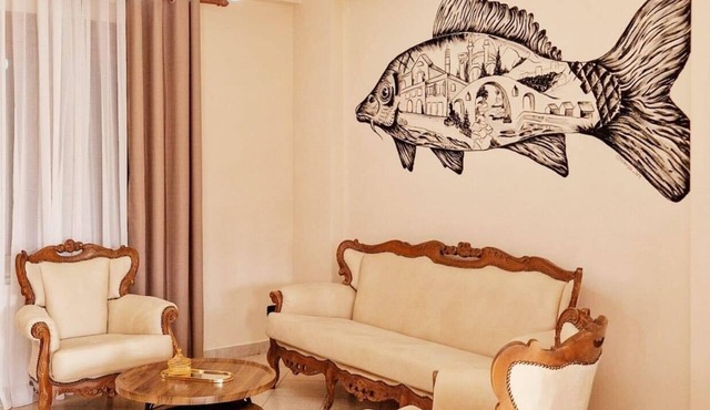 Cozy 2-bedroom apartment in city center with WiFi, AC , 110 m2 , 2 balcony