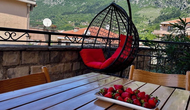 Cozy apartment "Olive" in Risan, Montenegro - near the Bay of Kotor.