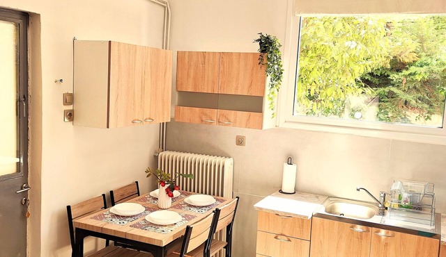 CozyPolis - Wonderful 2-bedroom house with AC, WiFi in beautiful Petroupoli