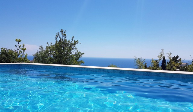 Deluxe apartment with swimming pool