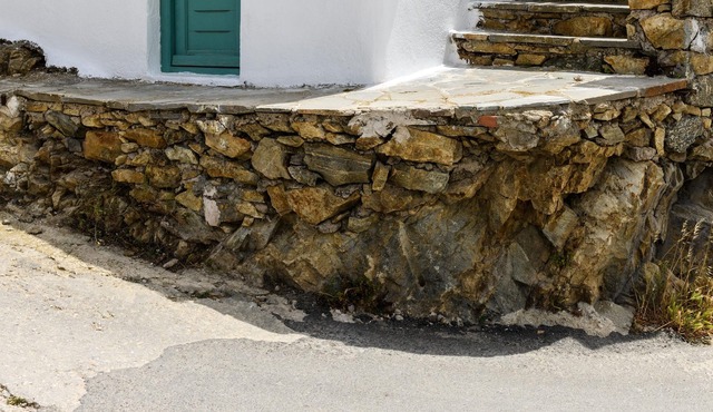 Detached stone house near the beach