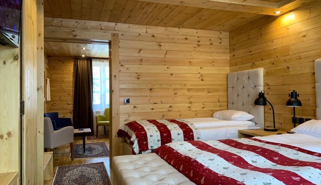 Die Ski-Suite hat ein Schlafzimmer und ein kleines Wohnzimmer ohne Küche. by Interhome