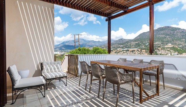 Ef Zin Pearls of Crete | Terrace+BBQ - Beach 150m in Lasithi