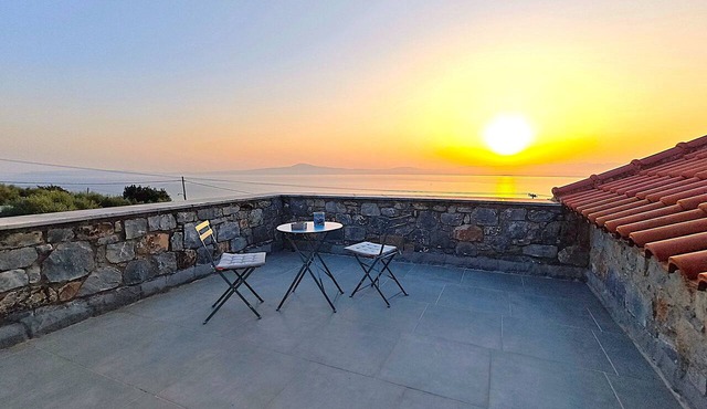 Emmelia Stone Maisonette: Panoramic Sea View