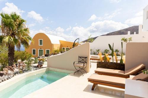 Exclusive Santorini Villa 3 Bedroom Villa Private Jetted Pool Sea View