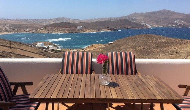 Ftelia Panoramic Sea View Villa Aias