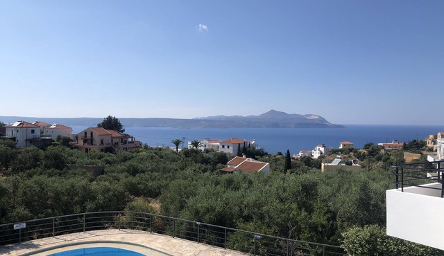 Gem of a Boutique Villa, spectacular sea & mountain views. in Chania