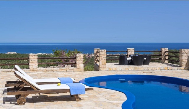 Grecian Villas - Dias Seaview Villa With Private Pool in Chania