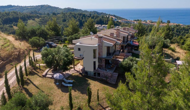 Halkidiki Kassandra villa 3P Peace & Beautiful Sea in Agia Paraskevi