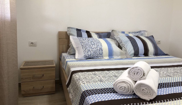 Holiday Bungalows with garden,650meter from Beach.