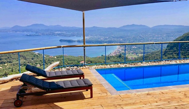 House Sienna, Spectacular Views! Corfiot Riviera Spartilas Corfu Greece