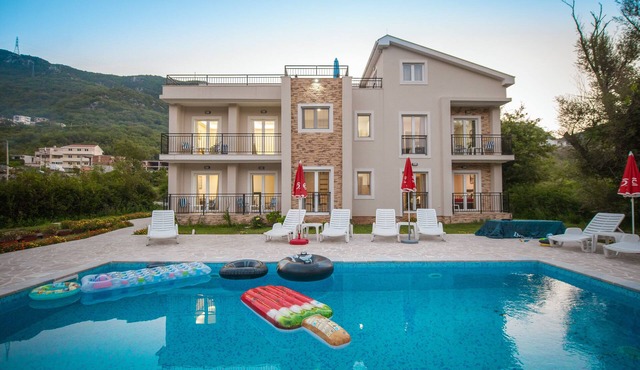 House with four apartments