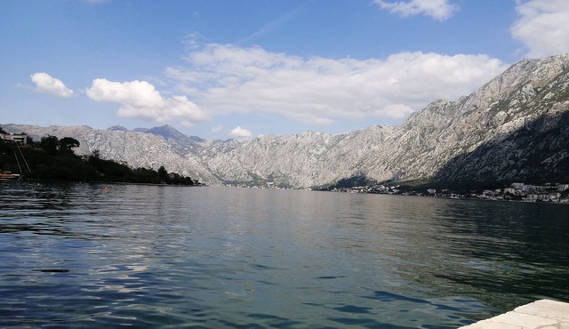 Kotor Bay; 4 Bed Seafront house with beach and seating area. Close to Kotor.