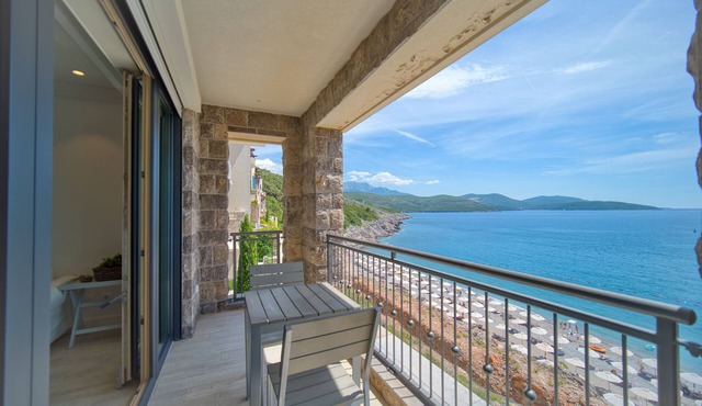 Lustica Bay Beachfront Apartment with access to Private Beach in Tivat