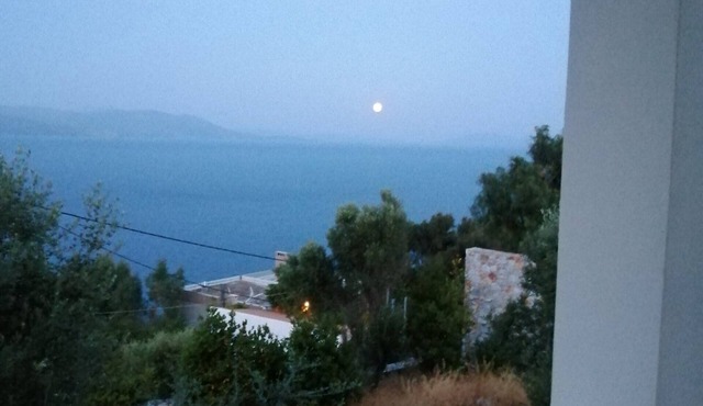 Luxurious stone built villa with panoramic views to the Aegean! in Marathon