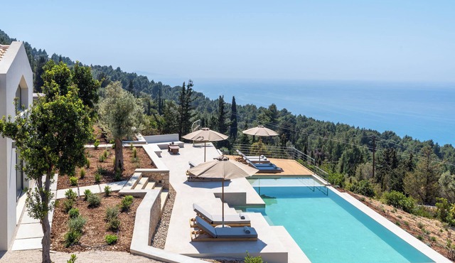 Luxury new Villa Limni with stunning sea views and near to the best beaches