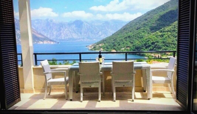 Luxury Penthouse with Panoramic Views of Kotor Bay