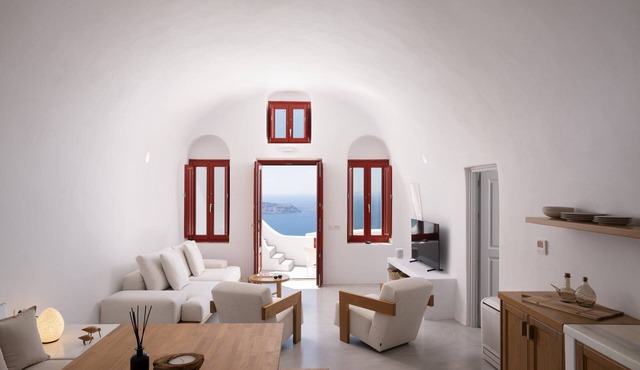 Luxury Santorini Villa | Villa Amara | 3 Bedrooms | Stunning Caldera Sea View in Santorini