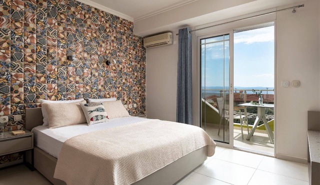 Modern Studio with sea view in Gerakini