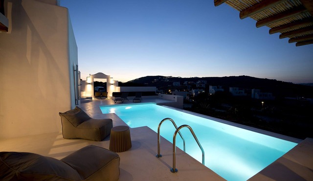 My Rental Homes - Villa Gazelia with terrace, private swimming pool and sea view in Mykonos