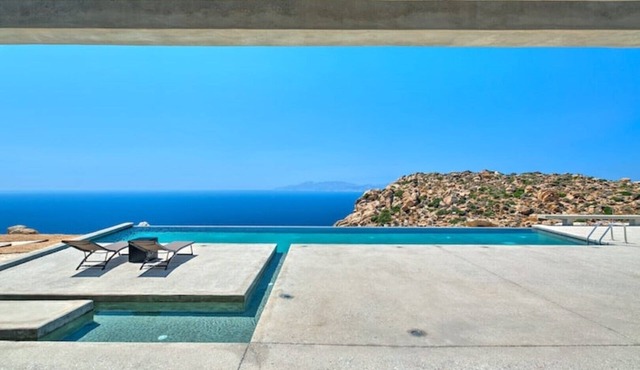 One Br Private Honeymoon Peaceful Mylo Villa w/Living room Close to Mylopotas in Ios Island