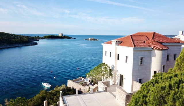 One of Montenegro’s premiere villas situated on a prime sea front location.
