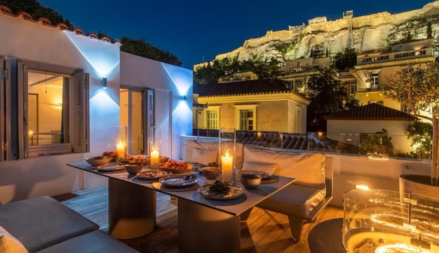 Plaka Villa with Epic Acropolis Views in Athens