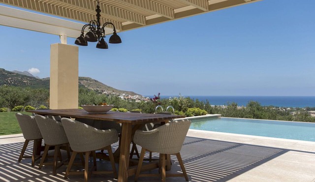 Sea-View Luxury Villa with Private Infinity Pool in Chania